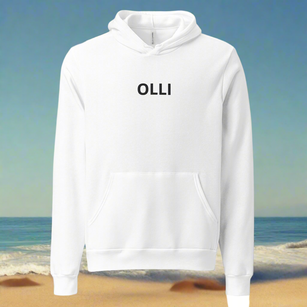 OLLI ORIGINAL TIMER HOODIE - WHITE