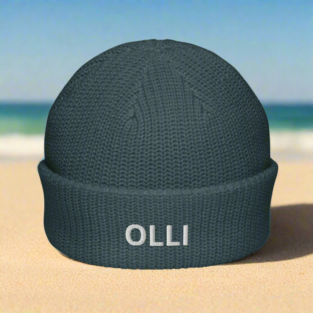 OFFICAL OLLI BEANIE PETROL BLUE