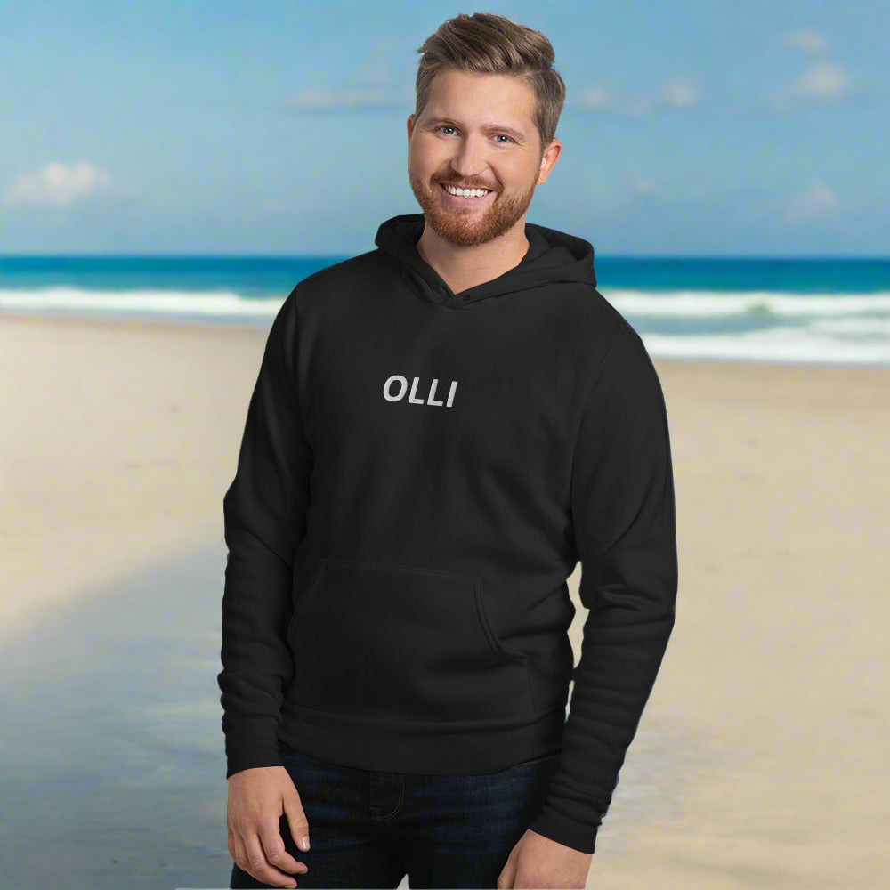 OLLI TIMER HOODIE - BLACK